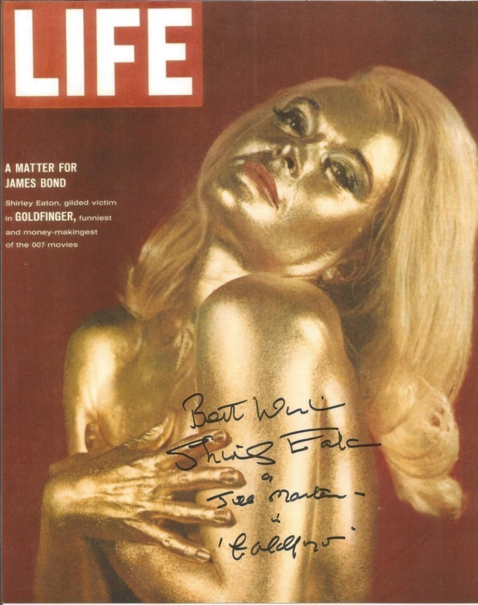 Shirley Eaton signed James Bond 10 x 8-inch colour (1 of 1)