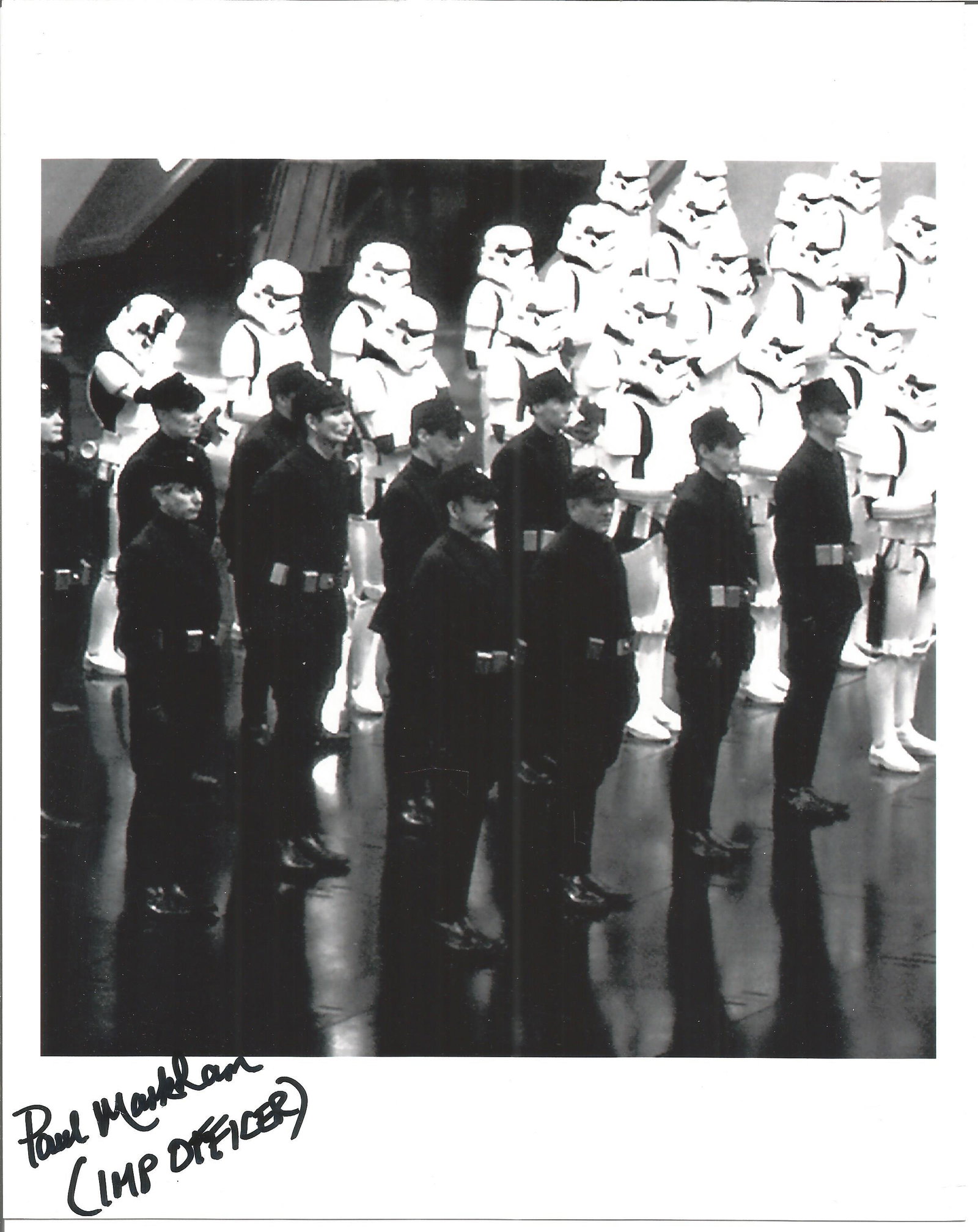 Paul Markham signed 10 x 8 inch Black And White Photo. (1 of 1)