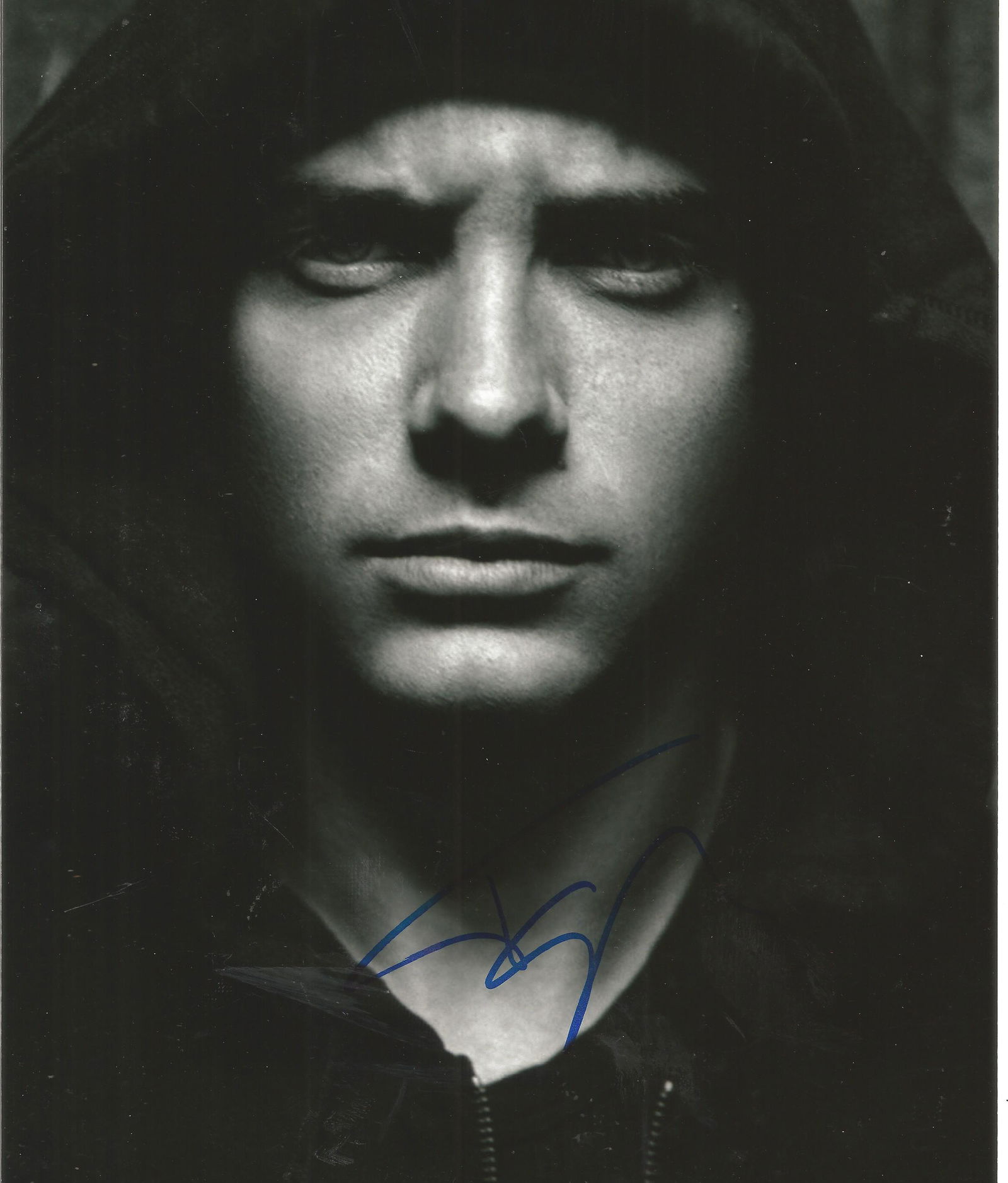 Topher Grace actor signed 10 x 8 inch Black And White (1 of 1)