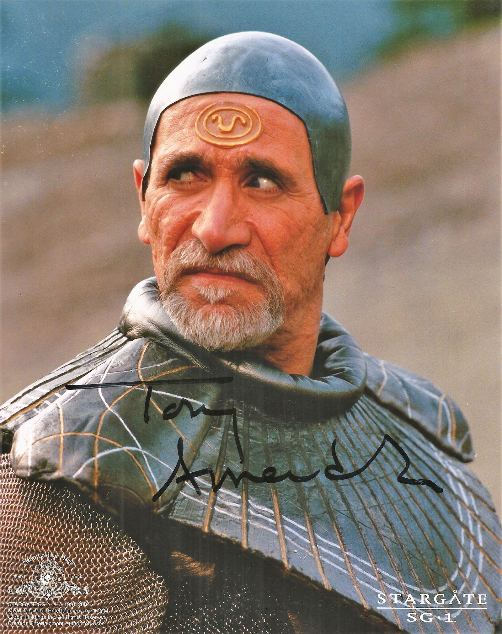 Tony Amendola signed 10x8 colour photo. American actor. (1 of 1)