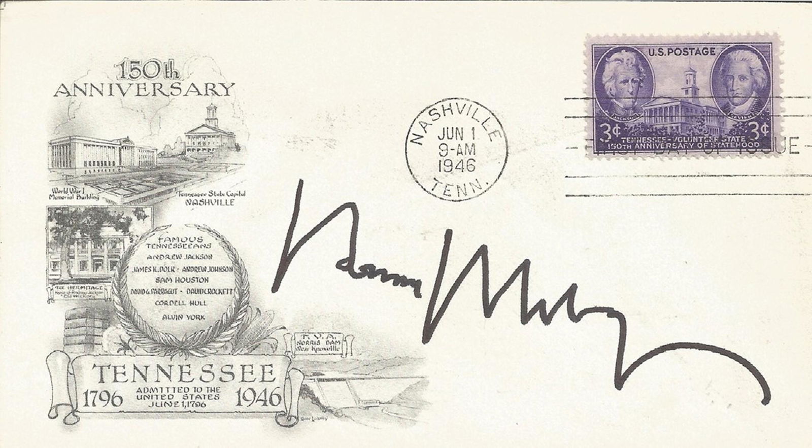 Ronnie Milsap signed USA FDC. Good condition. All (1 of 1)