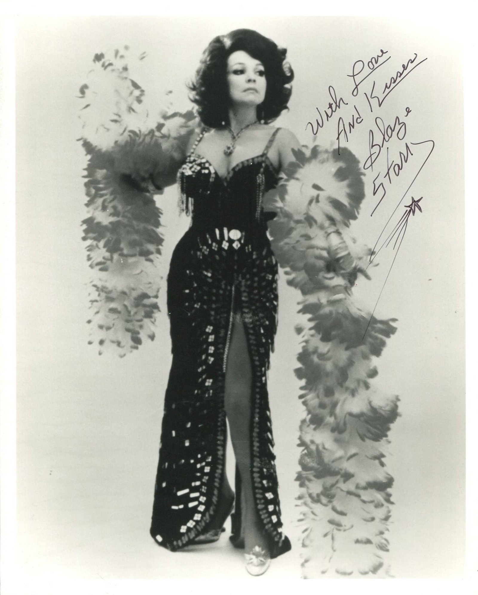Burlesque queen and stripper Blaze Starr signed 8x10 (1 of 1)