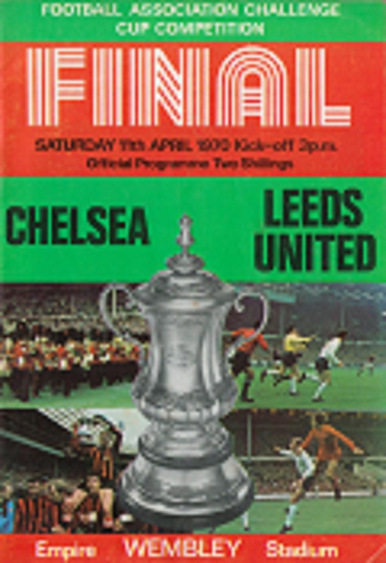 Football Chelsea v Leeds United FA Cup Final vintage (1 of 1)