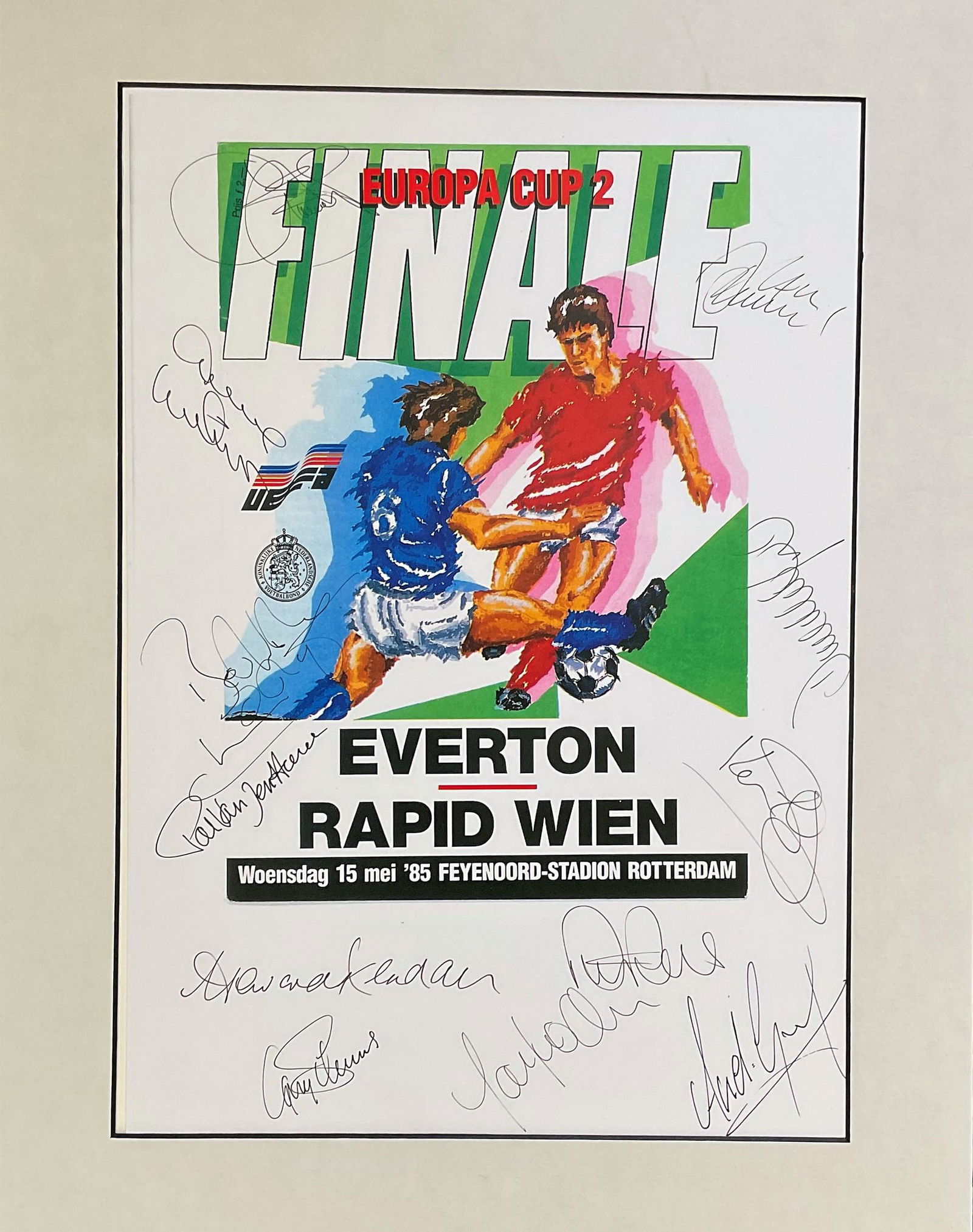 Everton v Rapid Vienna 1985 European Cup Winners Cup (1 of 1)