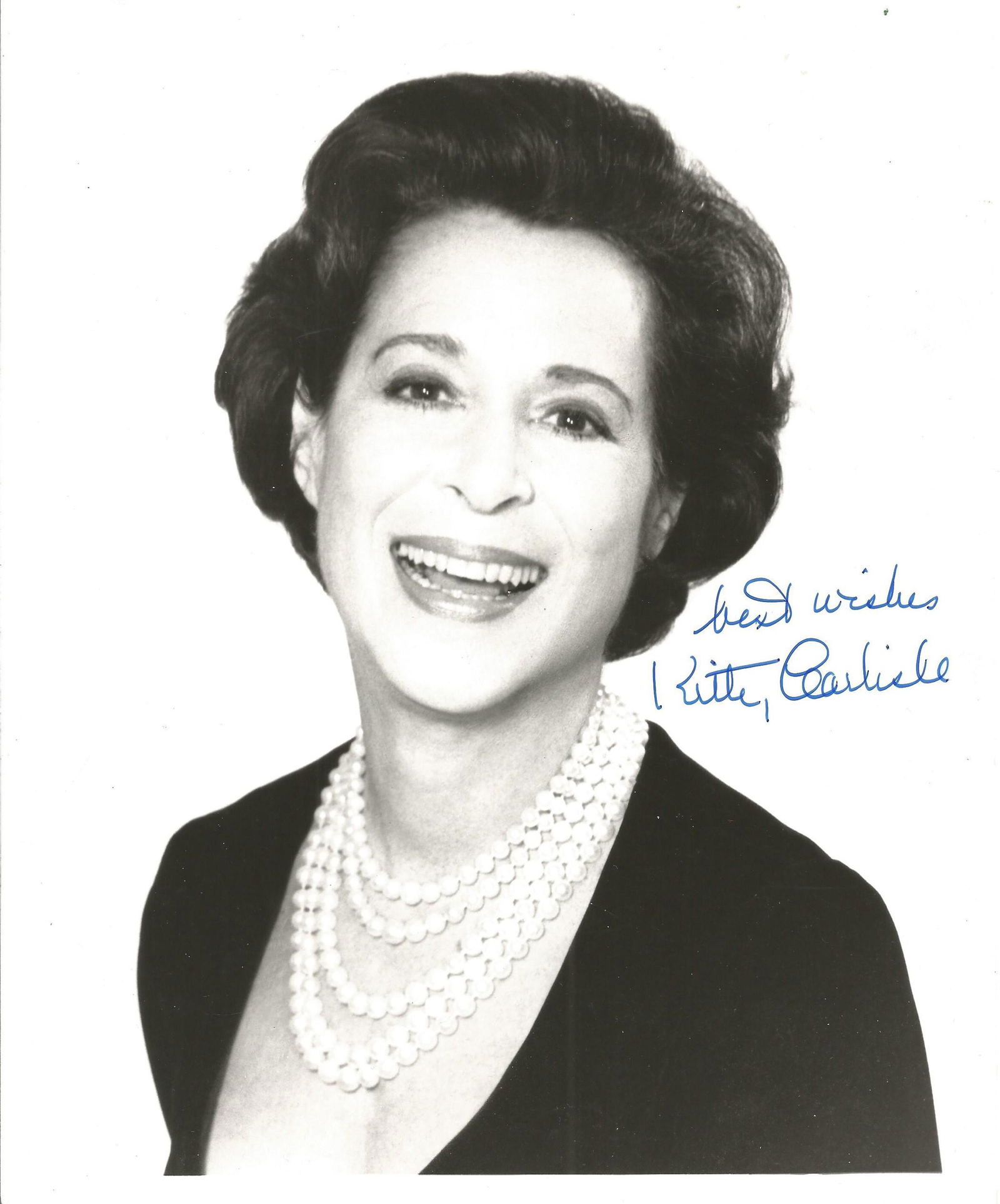 Kitty Carlisle signed 10 x 8 inch colour photo. (0049) on Nov 26, 2021
