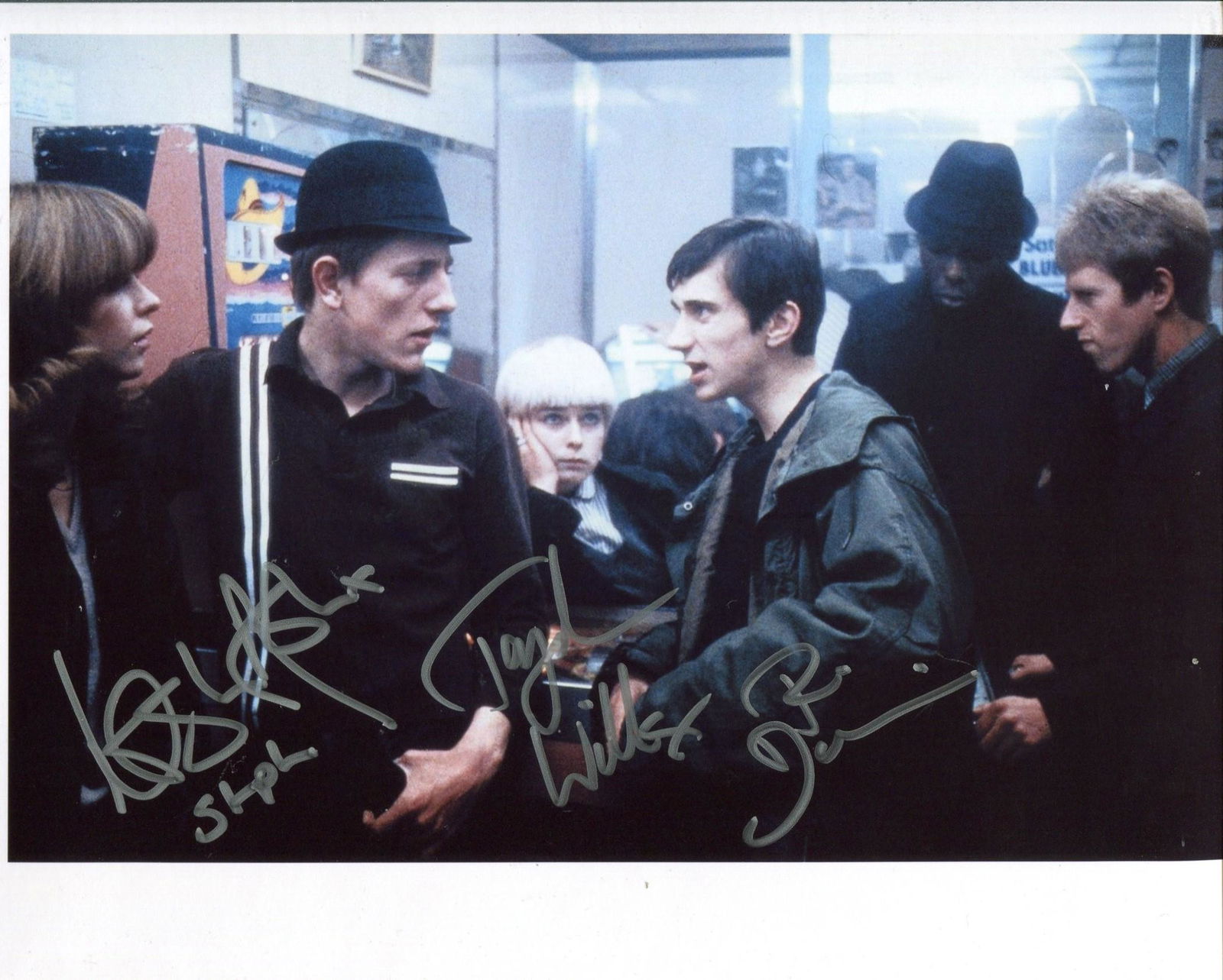 Quadrophenia 8x10 photo signed by Phil Daniels, Leslie (1 of 1)
