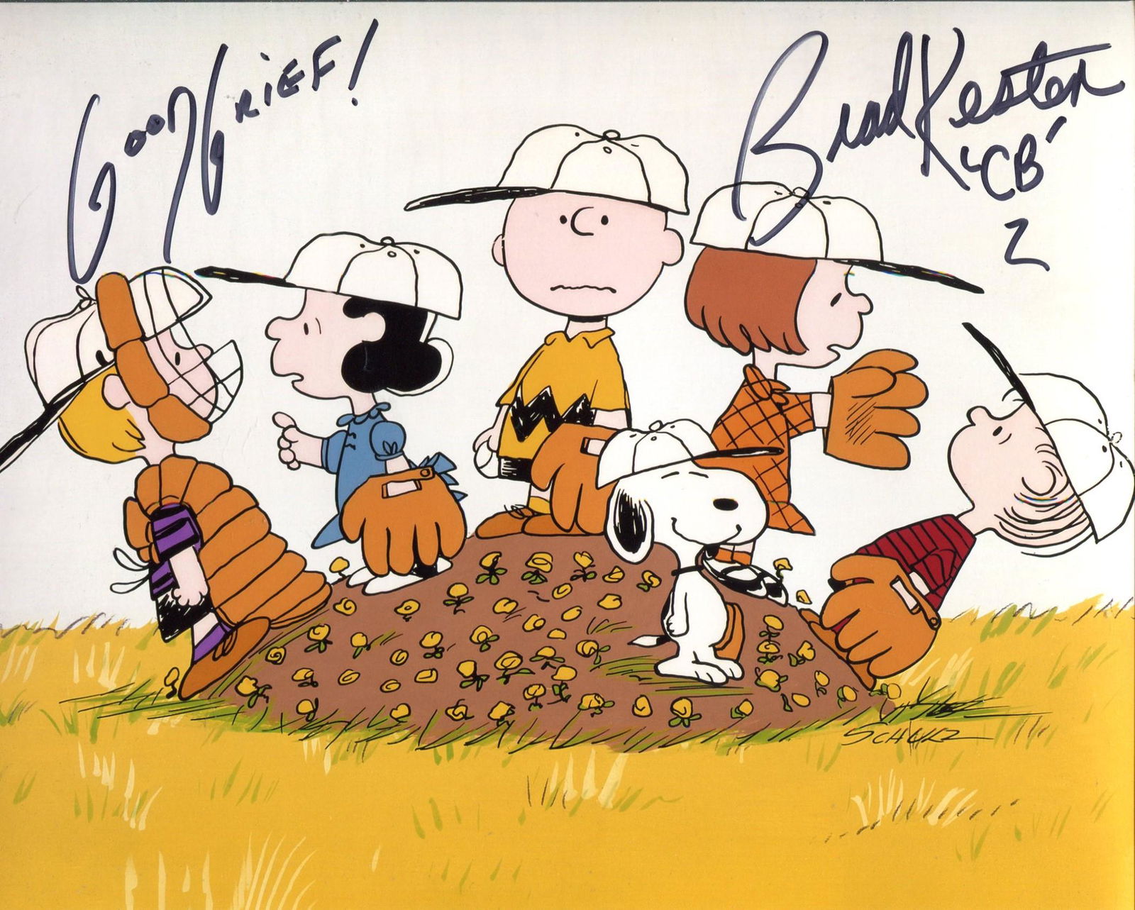 Peanuts & Charlie Brown 8x10 photo signed by Brad (1 of 1)