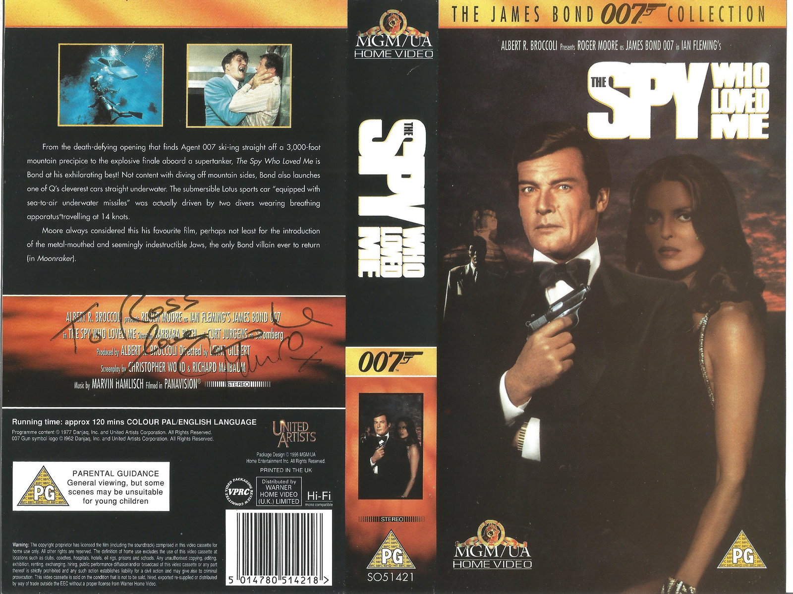 Caroline Munroe Handsigned Spy who Loved Me Video: Caroline Munroe Handsigned Spy who Loved Me Video sleeve. Dedicated. Signed on the rear of the sleeve. Good condition. All autographs come with a Certificate of Authenticity. We combine postage on mul