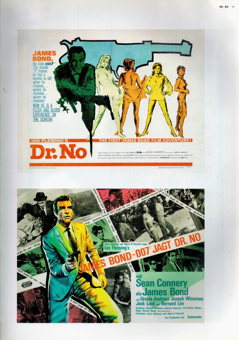 Official 007 Collection of James Bond Movie Posters Set (1 of 3)
