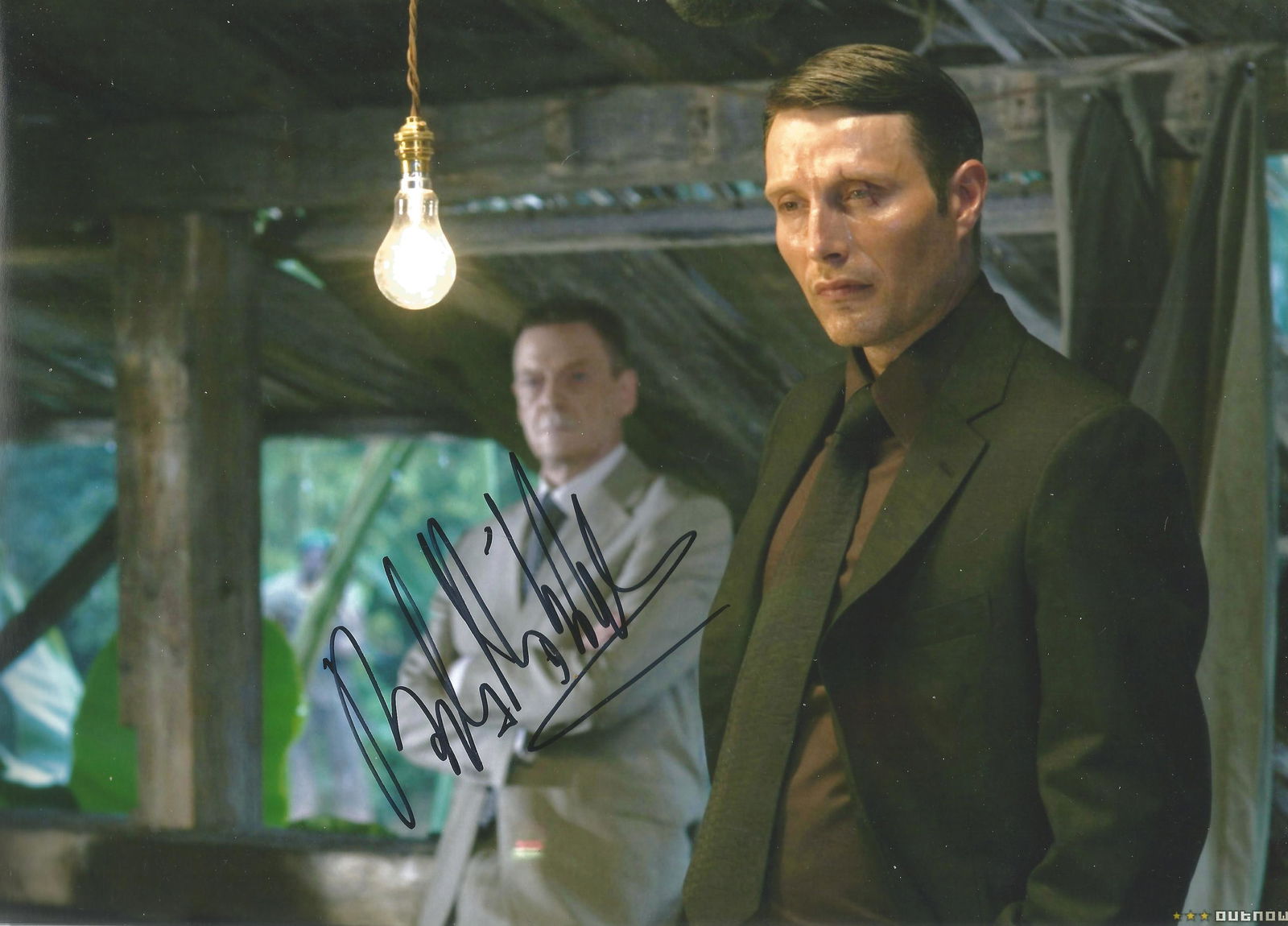 Mads Mikkelsen Le Chiffre Handsigned 12x8 Colour Photo (1 of 1)