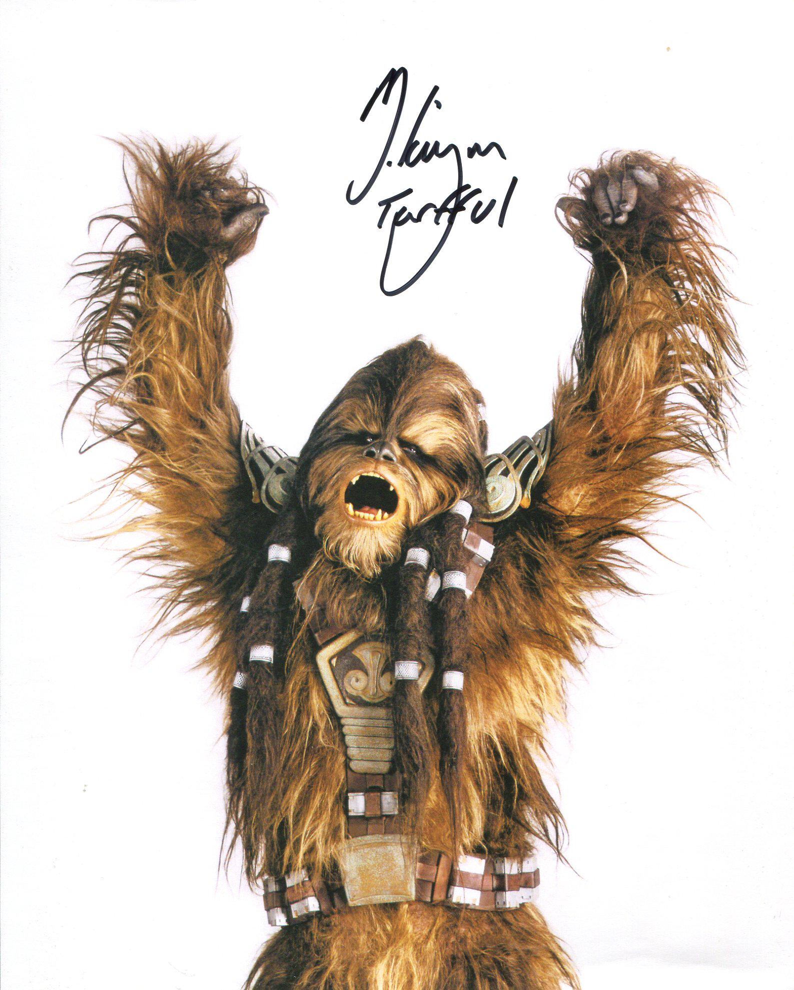 Star Wars 8x10 photo signed by Michael Kingma as: Star Wars 8x10 photo signed by Michael Kingma as General Tarful. Tough signature to get as hes in Australia. Good condition. All autographs come with a Certificate of Authenticity. We combine postage 