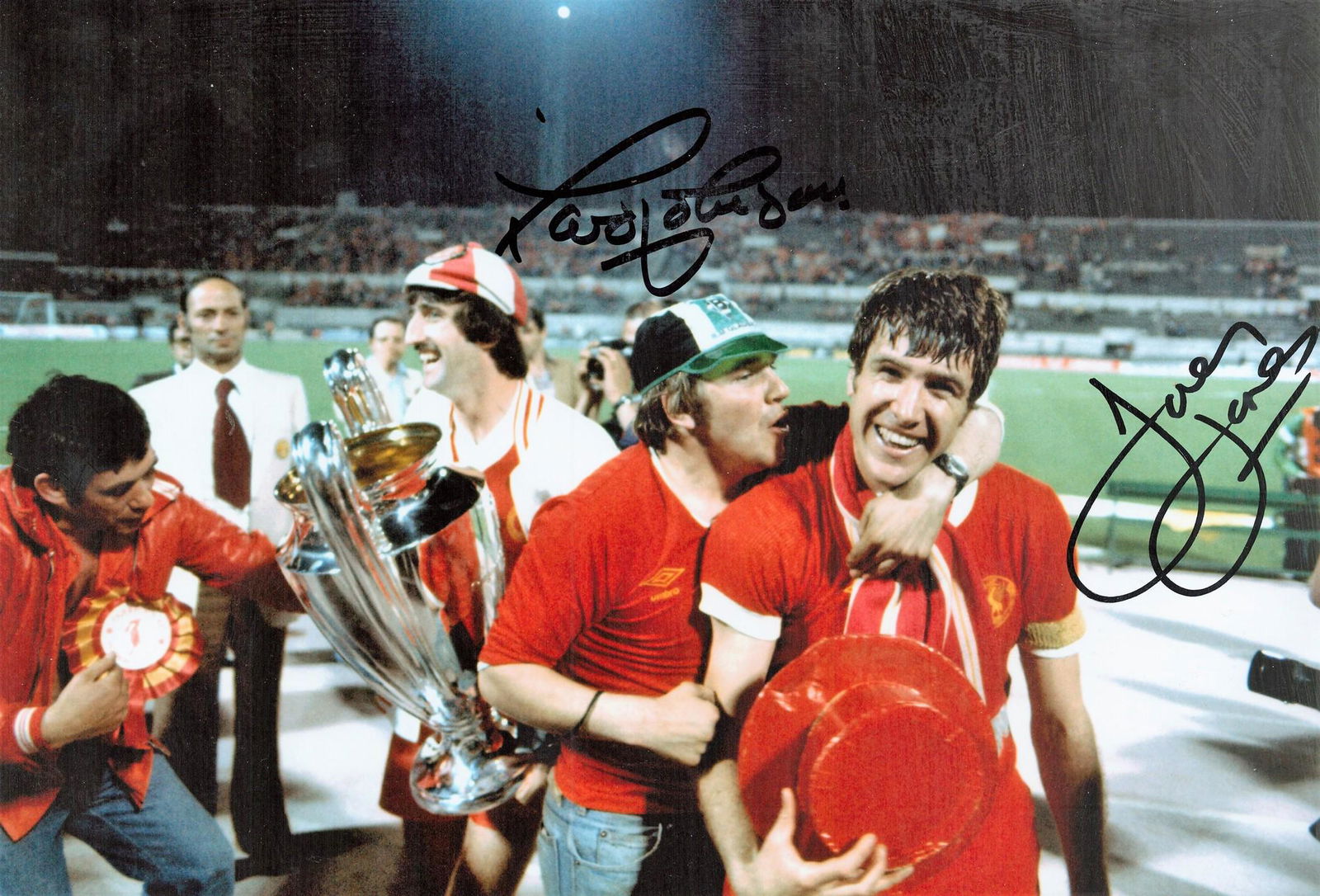 Football David Johnson and Joey Jones signed Liverpool: Football David Johnson and Joey Jones signed Liverpool colour photo. David Edward Johnson (born 23 October 1951 in Liverpool, England) is a retired footballer who played as a forward and won major tro