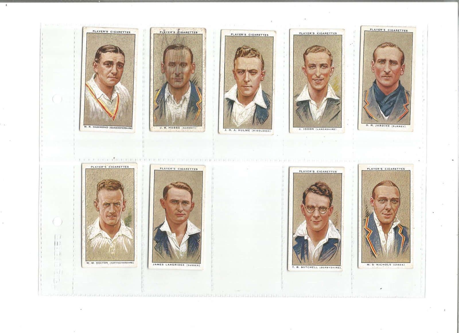46 x Cricketers 1934 Cigarette Cards John Player (1 of 1)