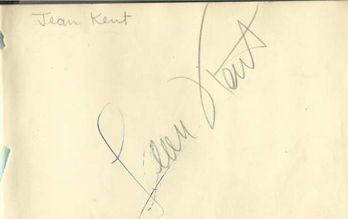 Autograph book. Contains signatures of Miriam Karlin,: Autograph book. Contains signatures of Miriam Karlin, Jean Kent, Ann Shelton, Ruth Miller, Bill Kerr, Ivy Benson, Dorothy Squires, Kay Cavendish and more. 35+ signatures included. Good condition. All