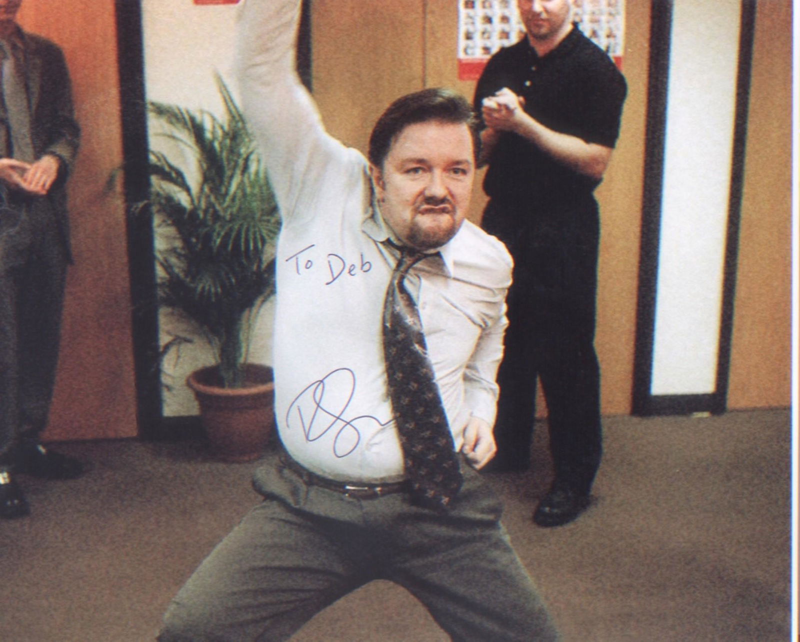 Ricky Gervais - The Office. 10x8 picture. Good (#0687) on Feb 25, 2022