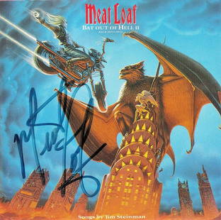 Meat Loaf signed Bat out of Hell CD sleeve disc included. Michael Lee Aday (born Marvin Lee Aday;: Meat Loaf signed Bat out of Hell CD sleeve disc included. Michael Lee Aday (born Marvin Lee Aday; September 27, 1947 - January 20, 2022), known professionally as Meat Loaf, was an American singer and