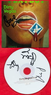 Multi Signed Dirty Vegas CD Sleeve and CD with Original Case. Steve Smith Personally Signed the CD: Multi Signed Dirty Vegas CD Sleeve and CD with Original Case. Steve Smith Personally Signed the CD Sleeve, whereas The CD Has Personally Been Signed By Paul Harris, Steve Smith and Ben Harris. Superb