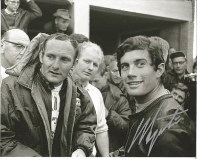 Giacomo Agostini signed 10x8 black and white photo. Giacomo Agostini ( born 16 June 1942) is an: Giacomo Agostini signed 10x8 black and white photo. Giacomo Agostini ( born 16 June 1942) is an Italian multi-time world champion Grand Prix motorcycle road racer. Nicknamed Ago, he amassed 122 Grand