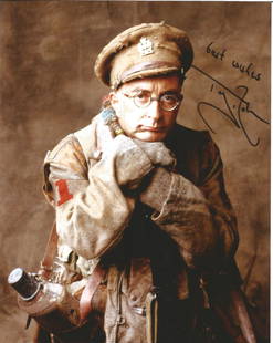 Tony Robinson signed Blackadder Goes Forth 10x8 colour photo. Sir Anthony Robinson (born 15 August: Tony Robinson signed Blackadder Goes Forth 10x8 colour photo. Sir Anthony Robinson (born 15 August 1946) is an English actor, author, broadcaster, comedian, presenter and political activist. He