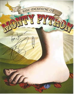 Terry Gilliam signed Monty Python 10x8 colour illustration photo dedicated. Terrence Vance Gilliam (: Terry Gilliam signed Monty Python 10x8 colour illustration photo dedicated. Terrence Vance Gilliam ( born 22 November 1940) is an American-born British film director, screenwriter, animator, actor,