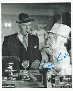 Actor, George Cole signed 10x8 black and white photograph. Cole, OBE (22 April 1925 - 5 August 2015): Actor, George Cole signed 10x8 black and white photograph. Cole, OBE (22 April 1925 - 5 August 2015) was an English actor whose career spanned 75 years. He was best known for playing Arthur Daley in