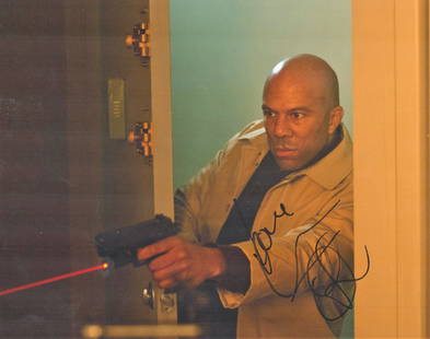 Rapper and Actor, Common signed 10x8 colour photograph pictured as Andrew Price in 2015 American: Rapper and Actor, Common signed 10x8 colour photograph pictured as Andrew Price in 2015 American action thriller film, Run All Night. Good condition. All autographs come with a Certificate of