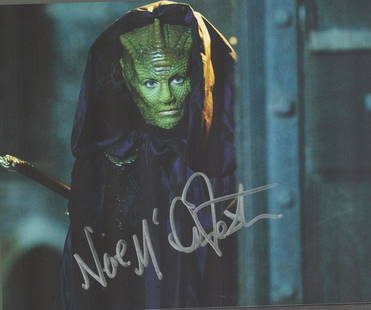 Neve Mcintosh Signed 10x8 Colour Photograph. In May 2010, Mcintosh Appeared In Two Episodes Of The: Neve Mcintosh Signed 10x8 Colour Photograph. In May 2010, Mcintosh Appeared In Two Episodes Of The 2010 Series Of Doctor Who Beside The Doctor Played By Matt Smith. She Played Two Silurian Sisters- Al