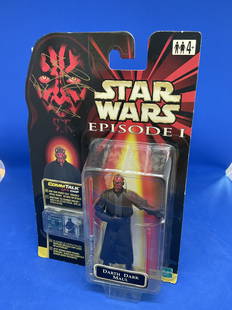 Star Wars Actor Ray Park signed Darth Dark Maul boxed action figure with CommTalk Chip. Signed in: Star Wars Actor Ray Park signed Darth Dark Maul boxed action figure with CommTalk Chip. Signed in golden marker pen by actor who played Dark Maul in Star Wars Episode I. In great condition. Good condi