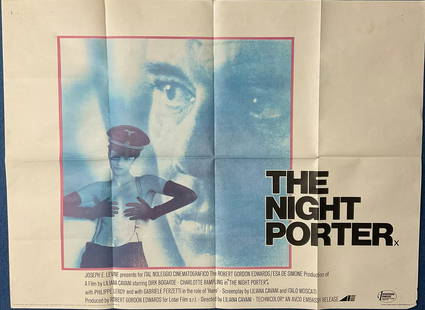 The Night Porter, Original Cinema Movie Poster starring Dirk Bogarde and Charlotte Rampling, good: The Night Porter, Original Cinema Movie Poster starring Dirk Bogarde and Charlotte Rampling, good condition. Good condition. All autographs come with a Certificate of Authenticity. We combine postage