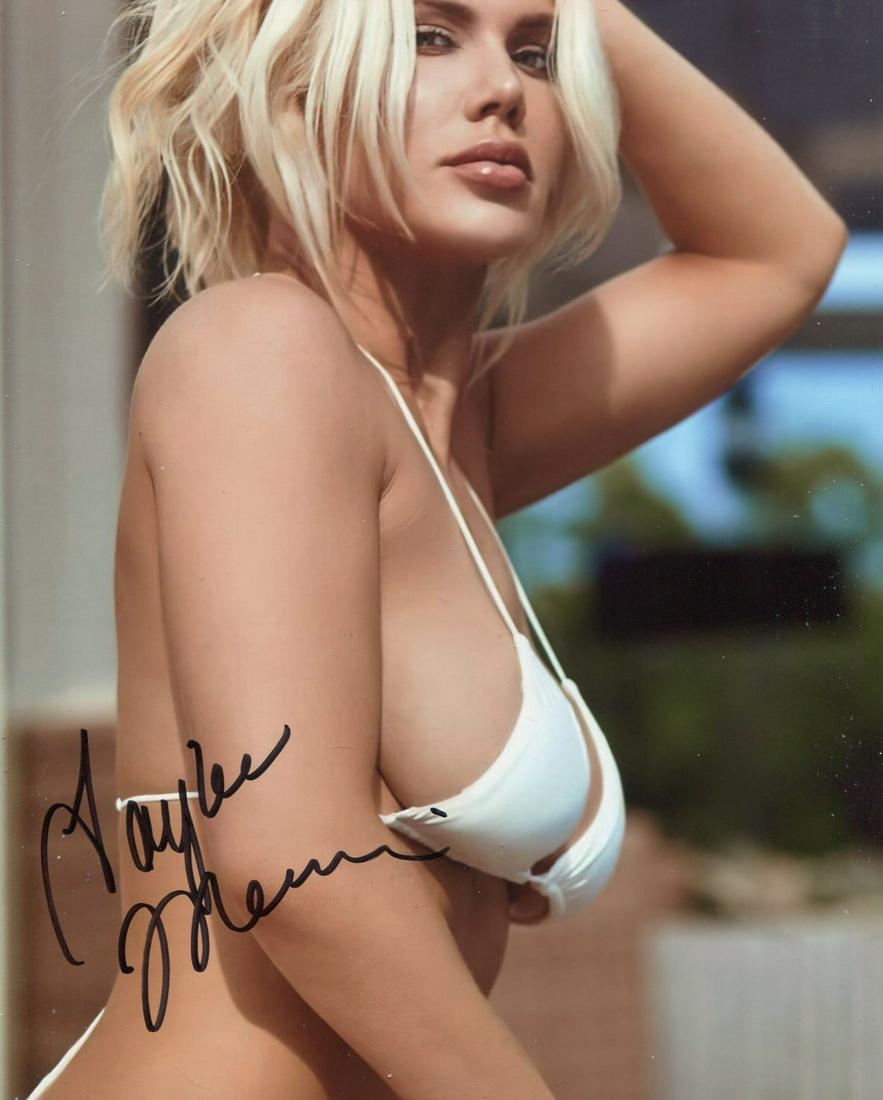 Playboy, fashion and glamour model Taylor Mercier signed 8x10 photo. Good condition. All: Playboy, fashion and glamour model Taylor Mercier signed 8x10 photo. Good condition. All autographs come with a Certificate of Authenticity. We combine postage on multiple winning lots and can ship wo