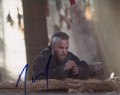 Alexander Ludwig Beckett Authentic Vikings Bjorn Lothbrok Signed 8x10 Photo  BAS