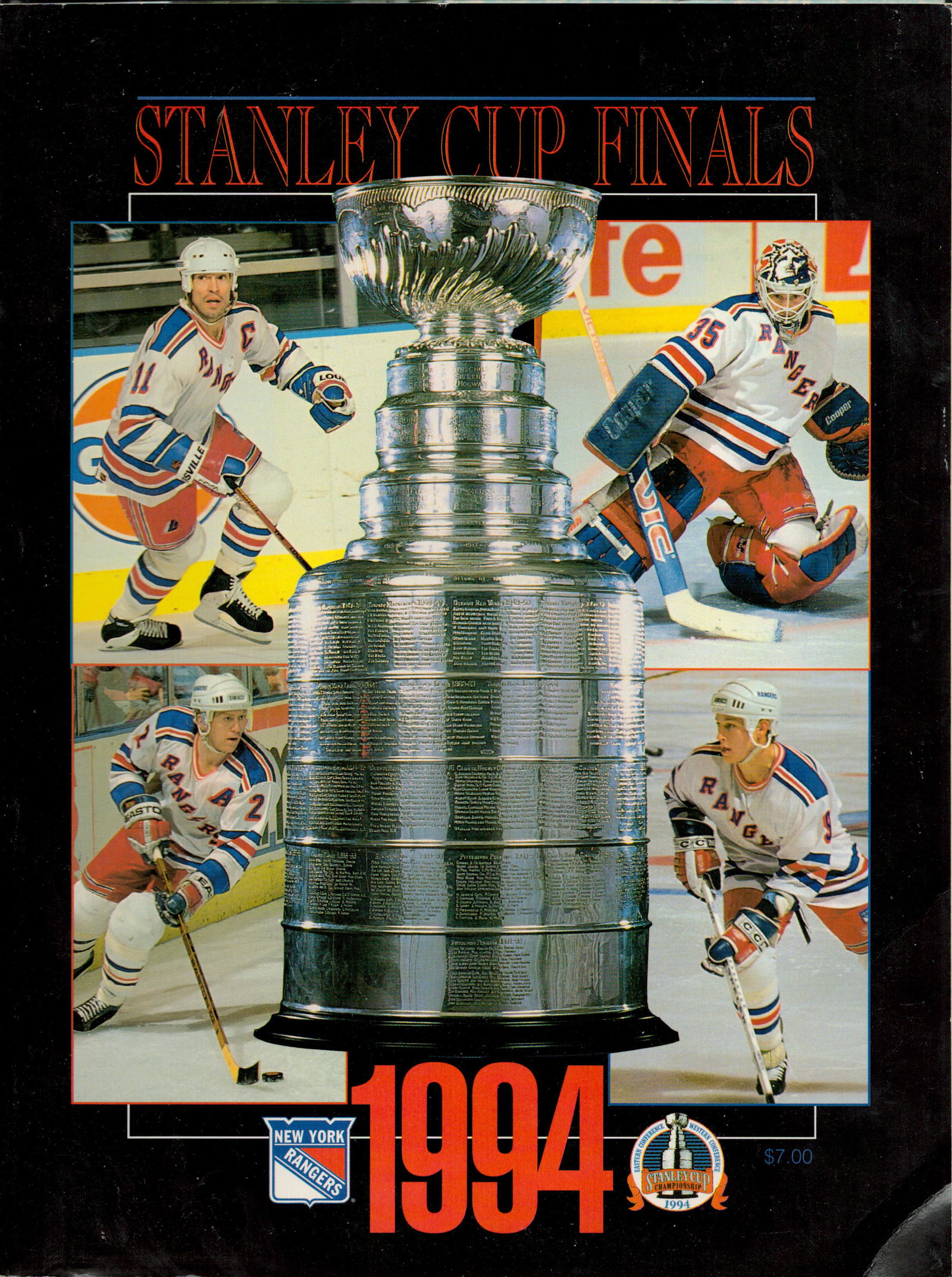Ice Hockey Stanley Cup finals Official Programme 1994 Cost $7.00. New York Rangers V Vancouver (1 of 1)