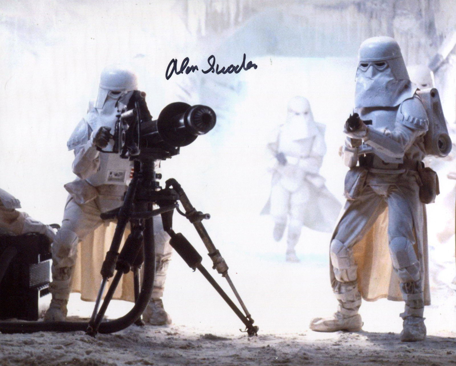 Star Wars The Empire Strikes Back 8x10 photo signed by snowtrooper actor Alan Swaden. Good (1 of 1)