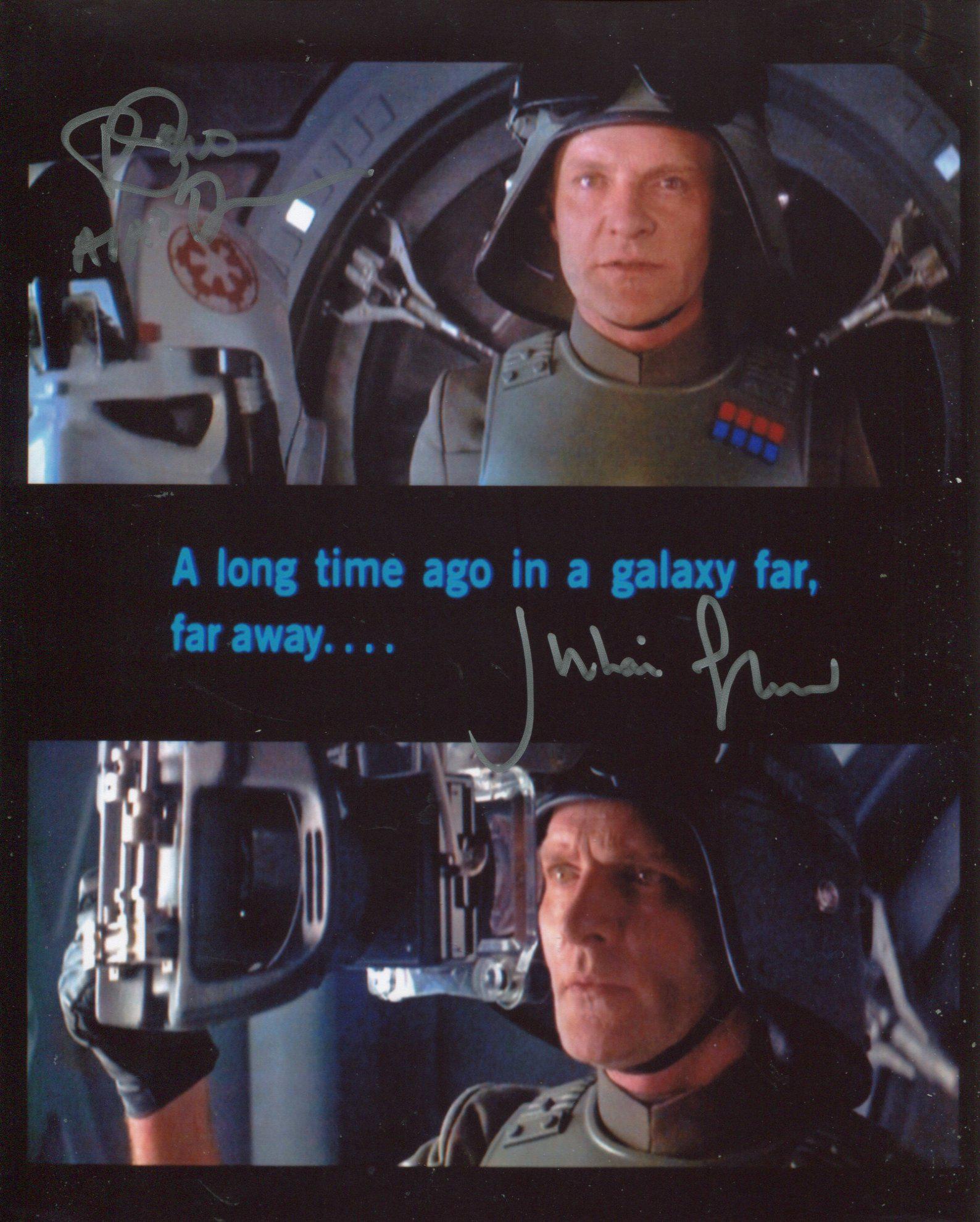Star Wars 8x10 photo signed by General Veers actor Julian Glover. Good condition. All autographs (1 of 1)