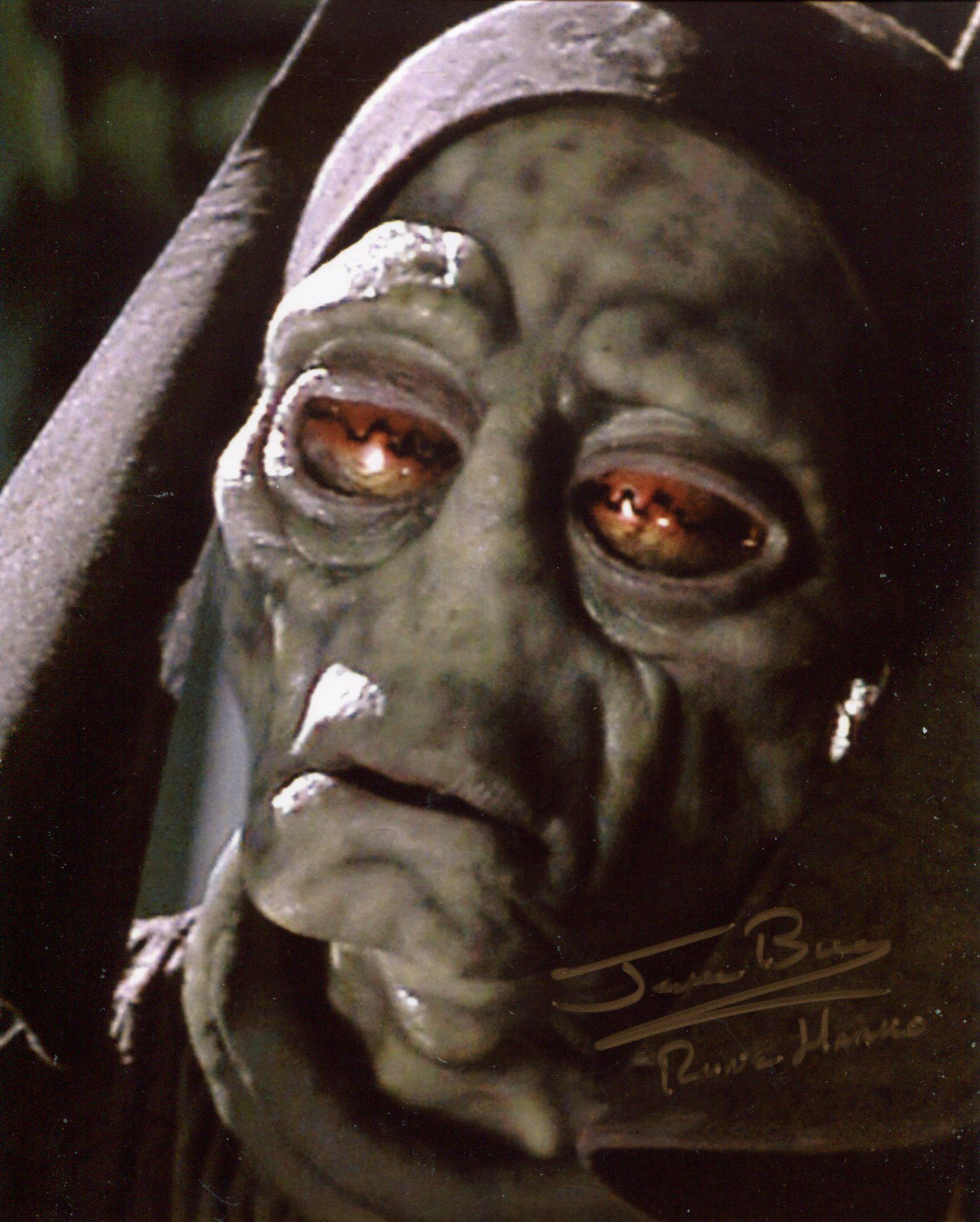 Star Wars 8x10 photo signed by Jerome Blake as Rune Hakko. Good condition. All autographs come (1 of 1)