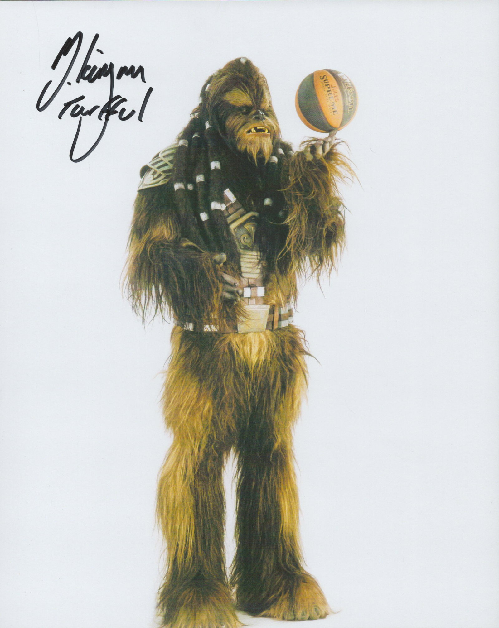 Star Wars, Michael Kingma signed 10x8 colour photo pictured during his time playing Wookie in Star: Star Wars, Michael Kingma signed 10x8 colour photo pictured during his time playing Wookie in Star Wars Revenge of the Sith. Good condition. All autographs come with a Certificate of Authenticity. We 