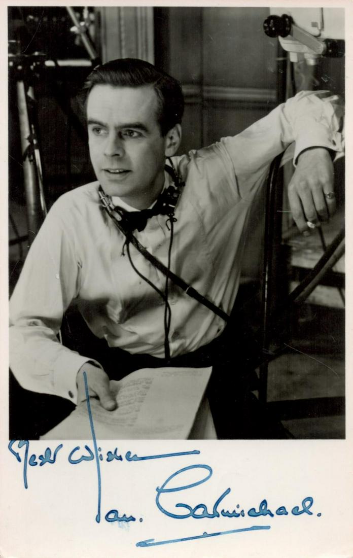 Actor, Ian Carmichael vintage signed 6x4 black and white photograph. Carmichael, OBE (18 June 1920 - (1 of 1)