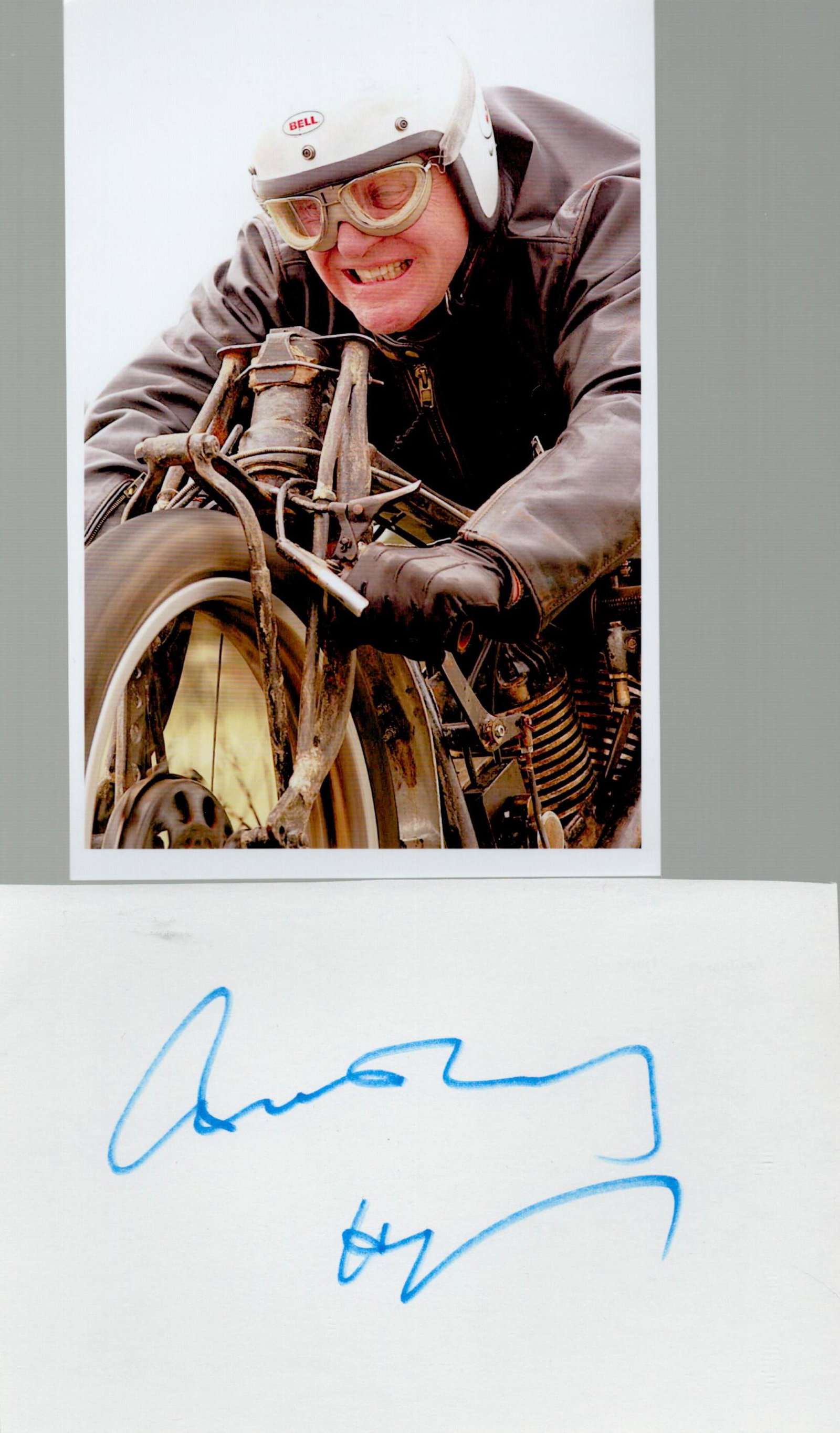 Sir Anthony Hopkins signed album page and unsigned colour photo. Hopkins CBE is a Welsh actor, (1 of 1)