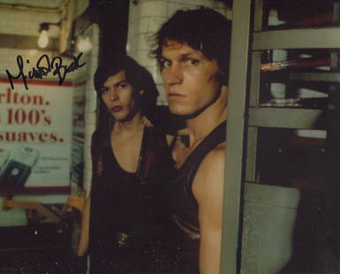 The Warriors, cult 1970's gang movie signed by actor Michael Beck. Good Condition. All autographs: The Warriors, cult 1970's gang movie signed by actor Michael Beck. Good Condition. All autographs come with a Certificate of Authenticity. We combine postage on multiple winning lots and can ship worl
