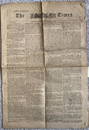 The Times vintage reprint of the 1805 newspaper  full page report on Nelson Trafalgar Dispatch. 4