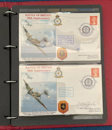 WW2 RAF Collection of 30 Signed 50th Anniversary Battle of Britain FDC's. Signatures include
