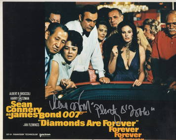 Actress Lana Wood Two Topless Photos Signed