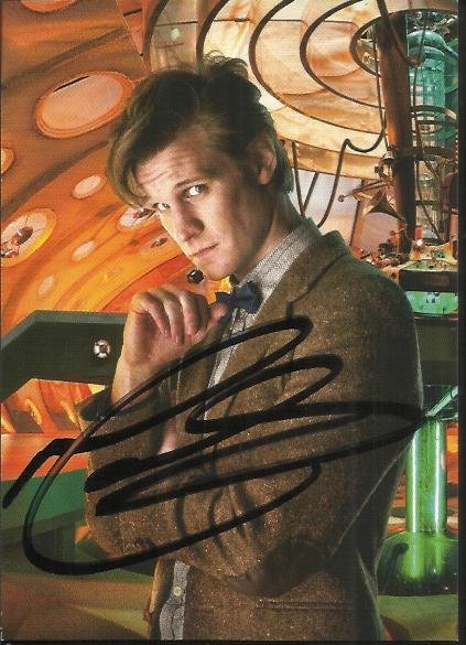 Matt Smith signed 6 x 4 colour Dr Who photo. Good: Matt Smith signed 6 x 4 colour Dr Who photo. Good condition