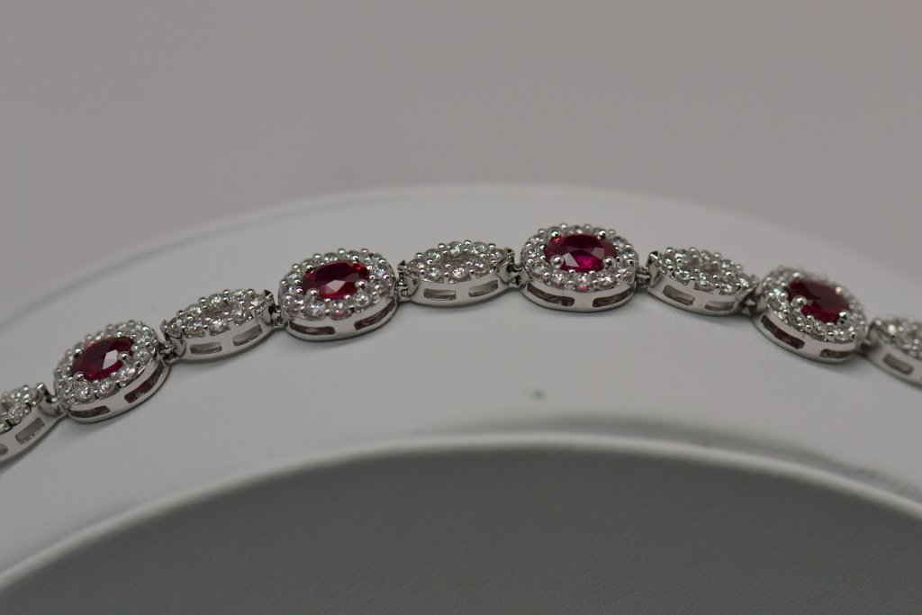 Ruby Diamond Bracelet