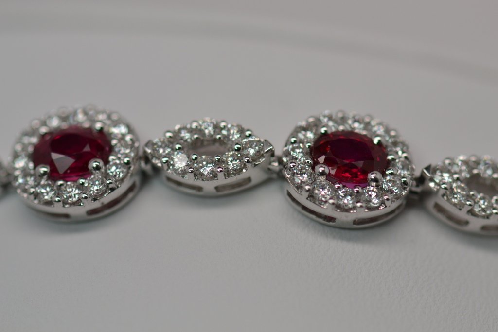 Ruby Diamond Bracelet - 2