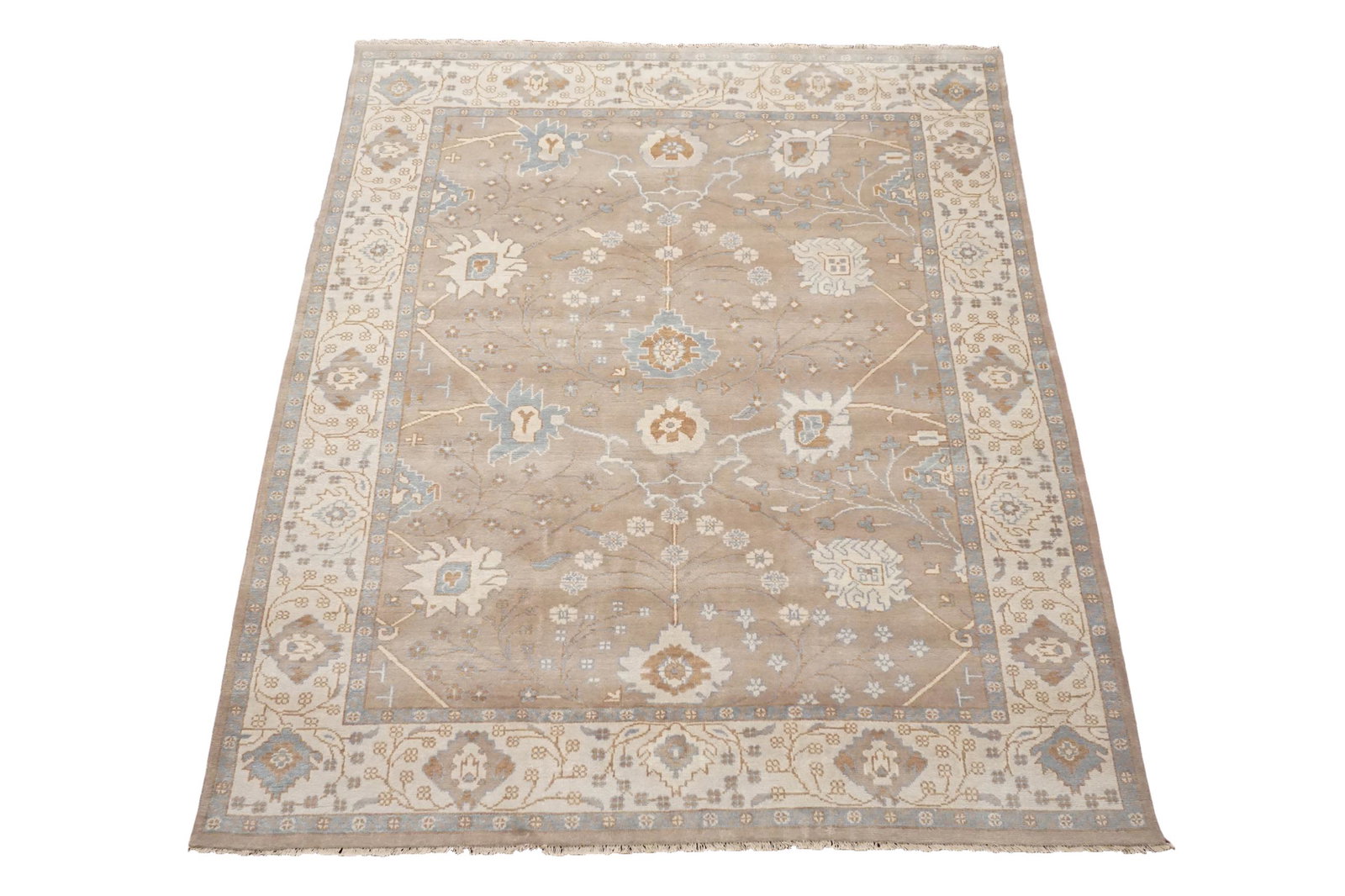 8X10 Oushak Hand-Knotted & Vegetable Dyed Rug (1 of 7)