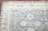 Blue 8X8 Square Oushak Rug Hand-Knotted & Veg Dyed Wool - 4