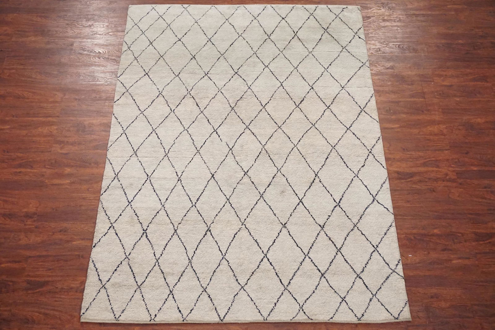 Moroccan 6X9 Modern Hand-Knotted Wool Area Rug (1 of 6)