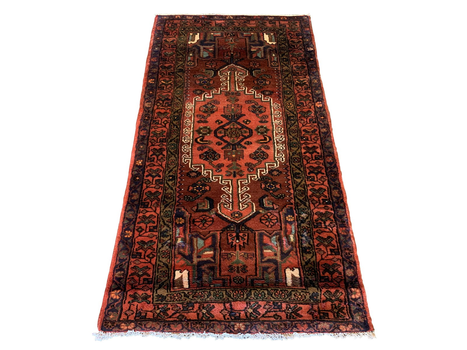 Vintage 3X6 Persian Malayer Hand-Knotted Runner (1 of 7)