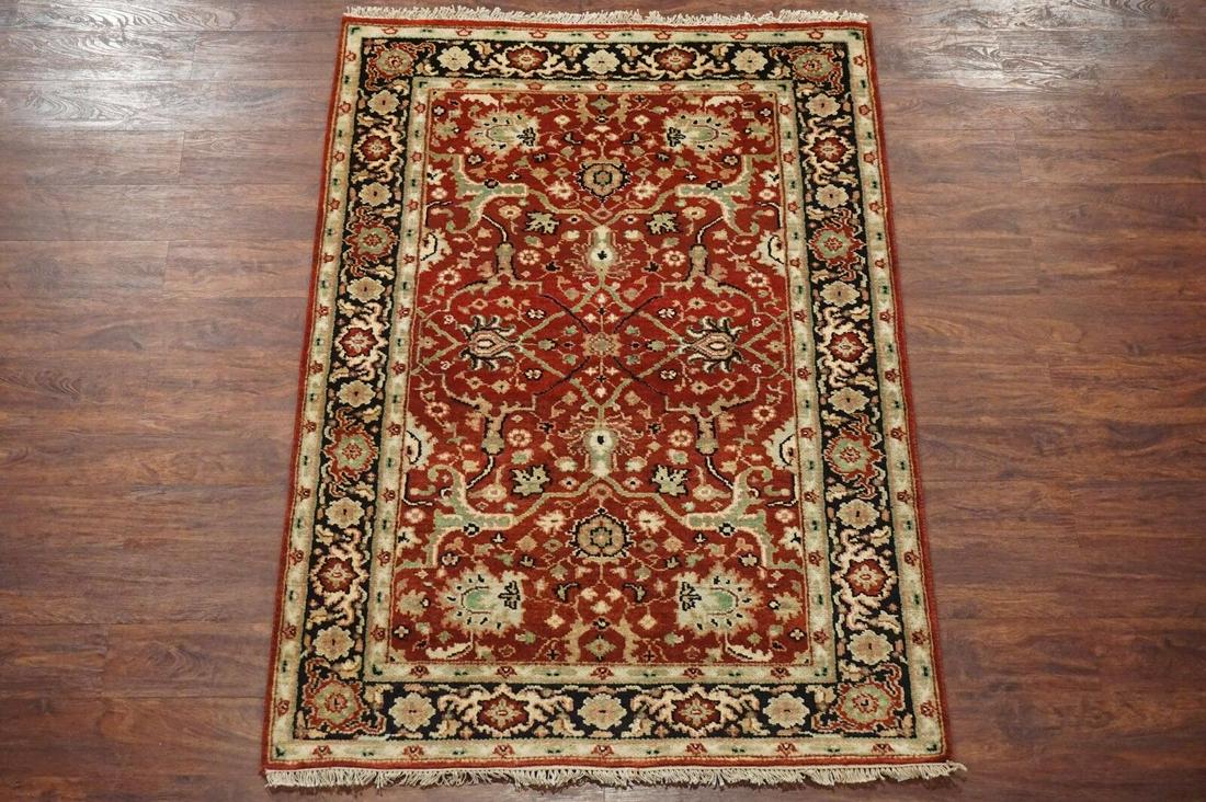 4X6 Mahal Hand-Knotted & Veg Dyed Wool Area Rug (1 of 5)